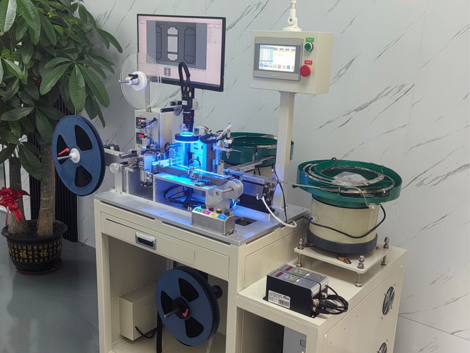 Fully automatic swing arm test taping machine Fully automatic swing arm test taping machine