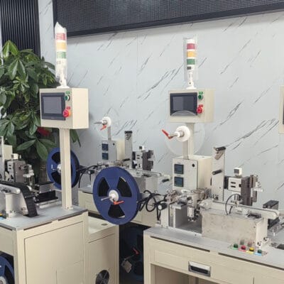 Fully automatic testing, marking and taping machine Fully automatic testing, marking and taping machine