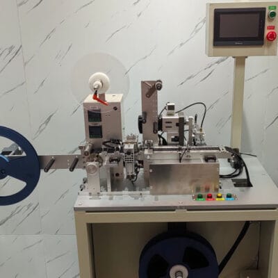 Fully automatic testing, marking and taping machine Fully automatic testing, marking and taping machine